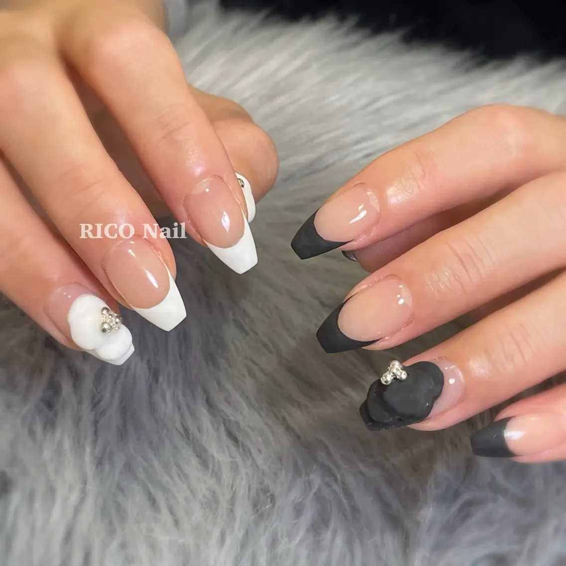 ネイル ハンドネイル RICO Nail パーツつけ放題🌈のネイルデザイン