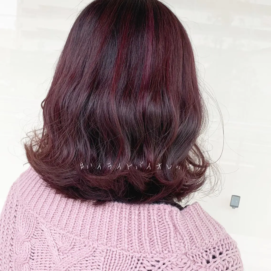 ミディアム ヘアカラー レイヤー/艶髪カラー 森本くるみのヘアスタイル