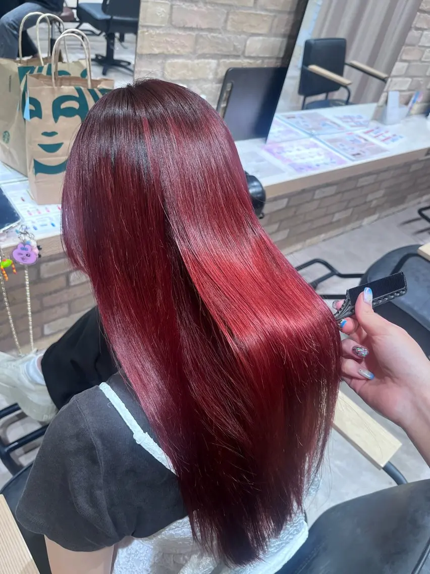 ロング カラー ヘアカラー 🩶レイナ🩶 color/nailのヘアスタイル