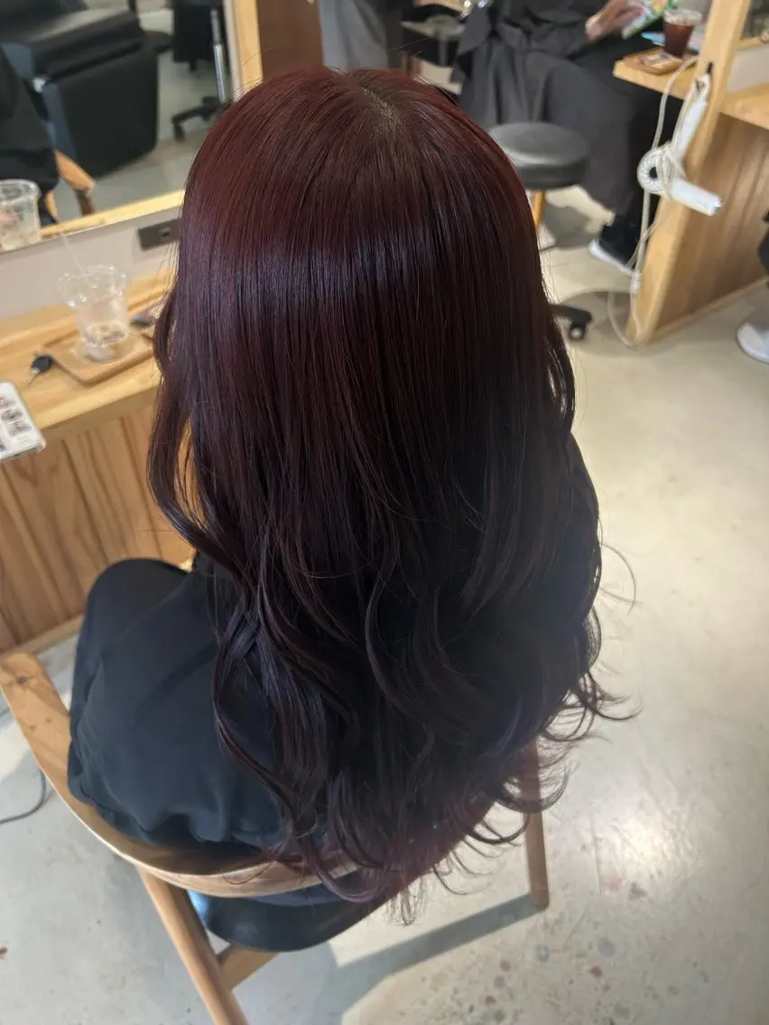 ロング カット ヘアカラー chiharu 𝜗𝜚꙳.*のヘアスタイル