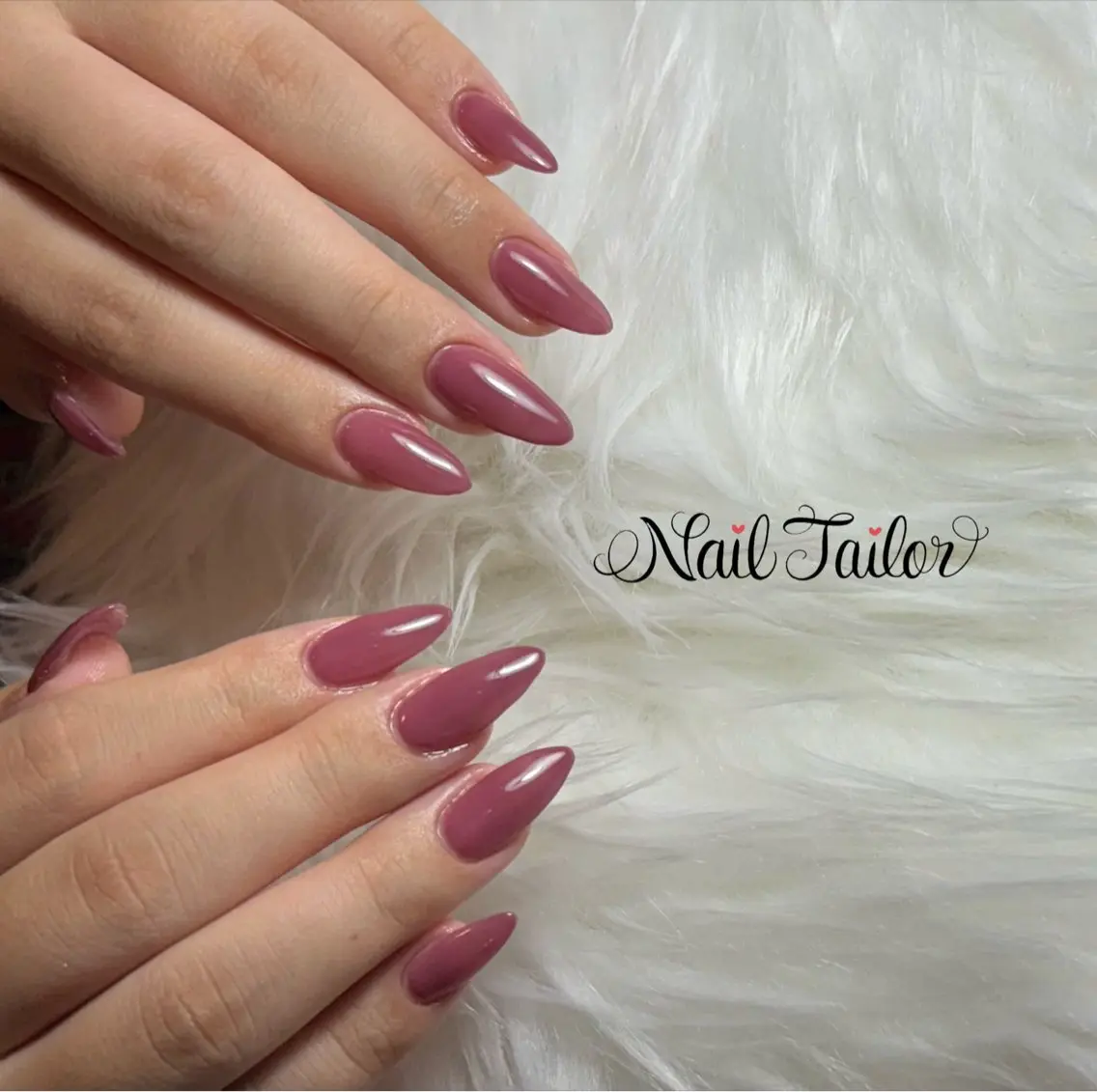 ネイル 長さ出し ロングネイル ニュアンスネイル オフィスネイル ワンカラーネイル ハンドネイル NailTailor ネイルテイラーのネイルデザイン