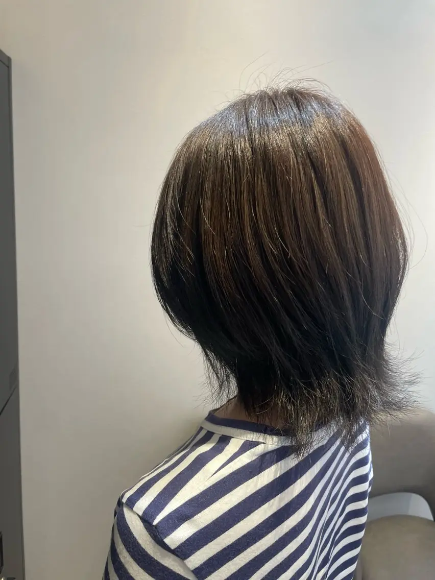 ミディアム カラー ベージュカラー ヘアカラー 藤本遙/メンズカット /カラー🌟のヘアスタイル