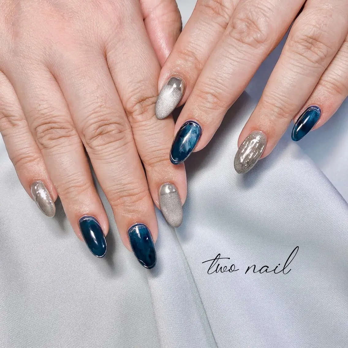 ネイル アートネイル フットネイル ハート ニュアンスネイル ホワイト two nailのネイルデザイン