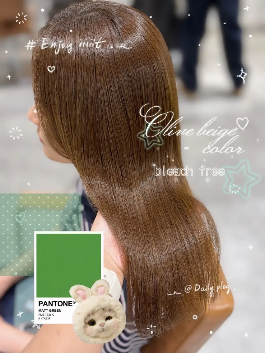 ロング カラー 透明感カラー 髪質改善 ヘアカラー non. ダブルカラー🎀🤍のヘアスタイル