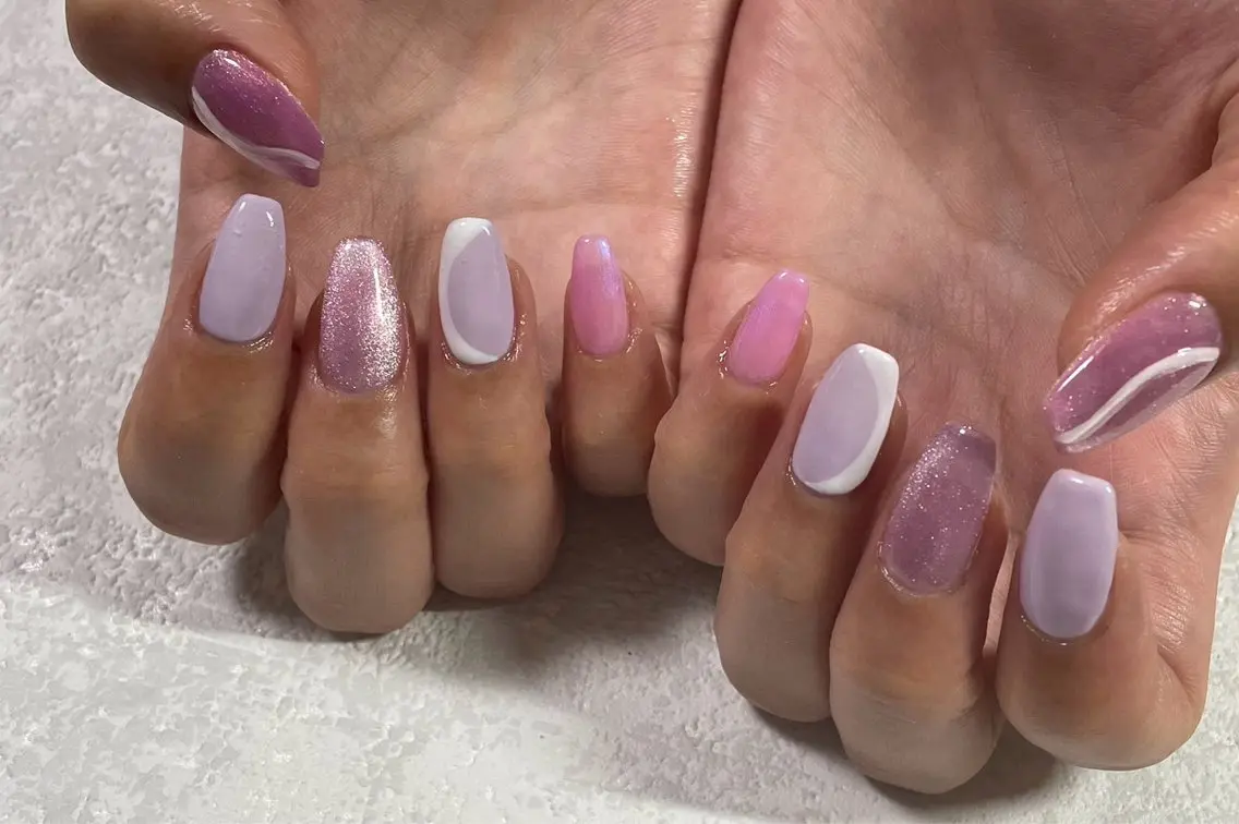 ネイル アートネイル ジェルネイル 韓国ネイル メンズネイル パラジェル kiki nail たまプラーザのネイルデザイン