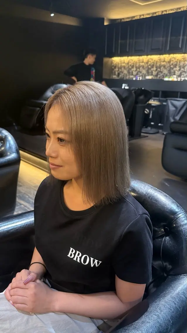 カラー ヘアカラー ヘアセット Bernie boyのヘアスタイル
