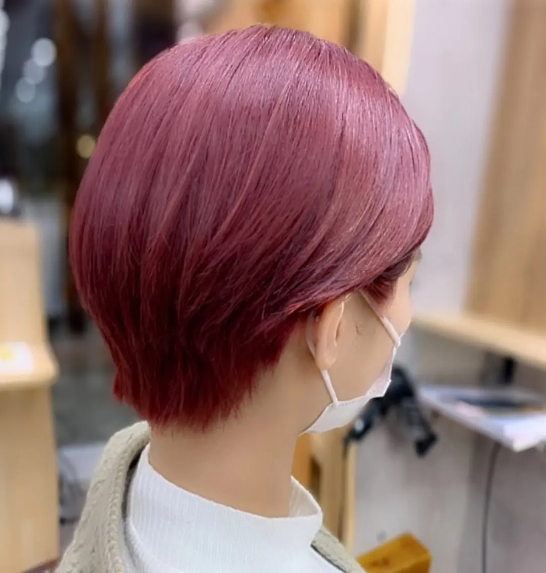 ショート カラー バレイヤージュ ブリーチ ケアブリーチ ダブルカラー ハイライトカラー ヘアカラー トリートメント memento 斎藤大覚のヘアスタイル