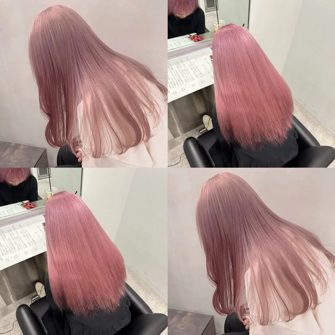 ロング カラー ベージュカラー ブリーチ ブロンド ピンクカラー ヘアカラー 【🥀履歴修正🥀】 ハイトーン職人/拓真のヘアスタイル