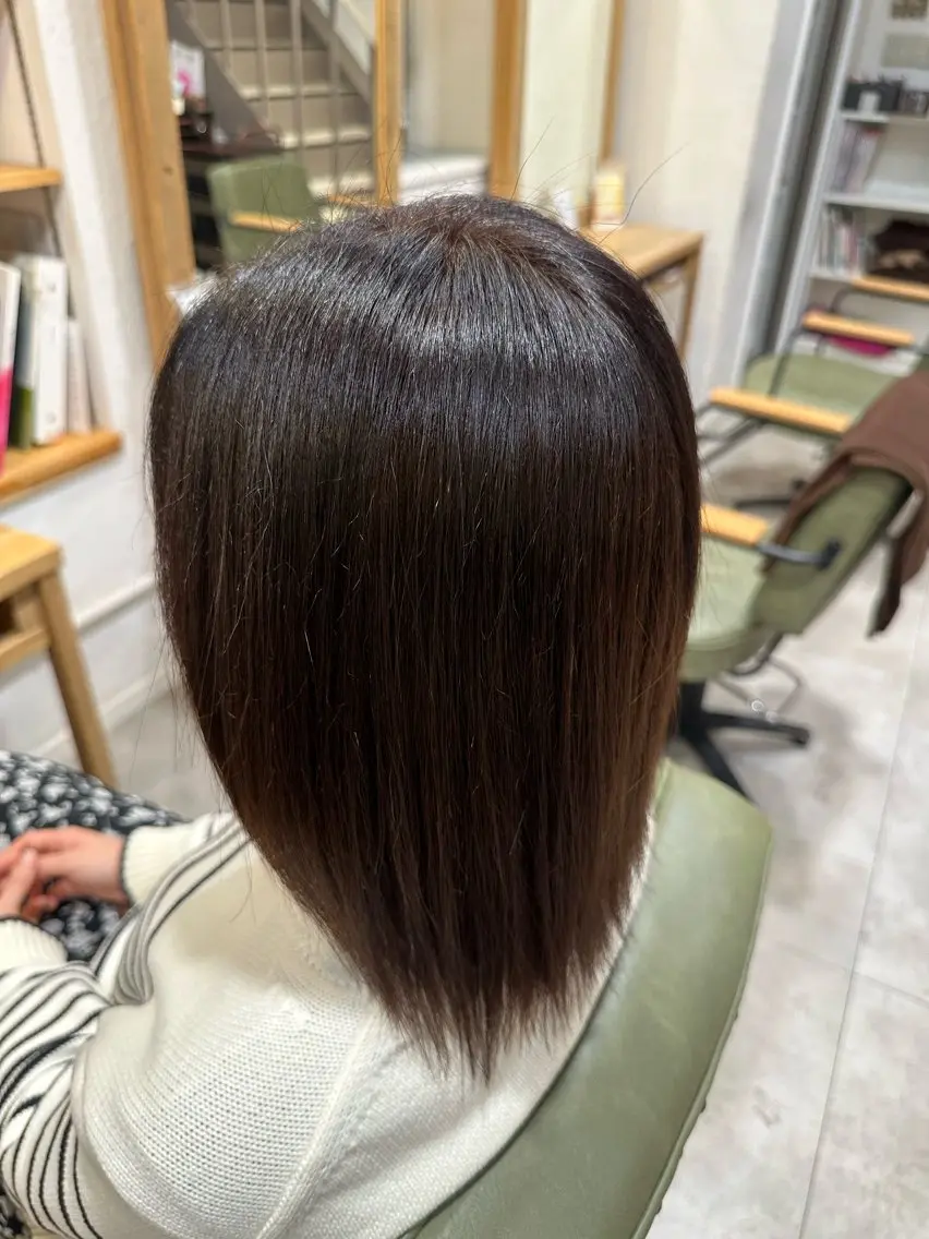 ミディアム カラー desirbeaux 横尾のヘアスタイル