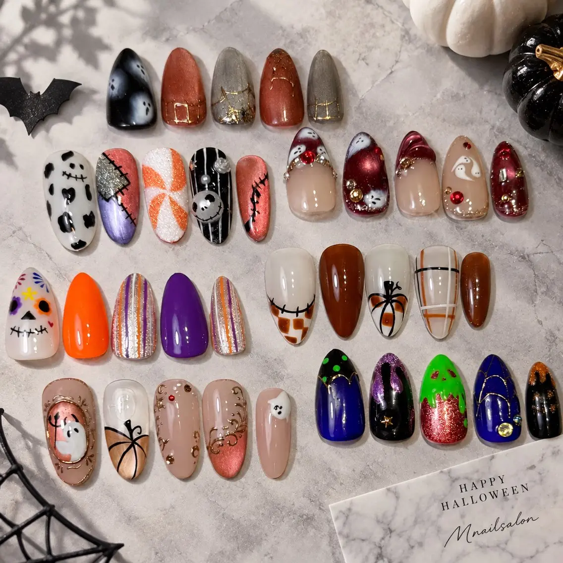 オフあり|ジェル|ハロウィンネイル🎃の写真