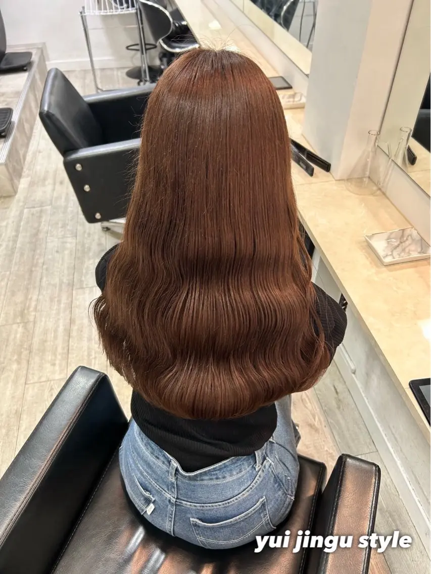 ロング カラー パーマ ヘアアレンジ メンズ ワット 原宿のヘアスタイル