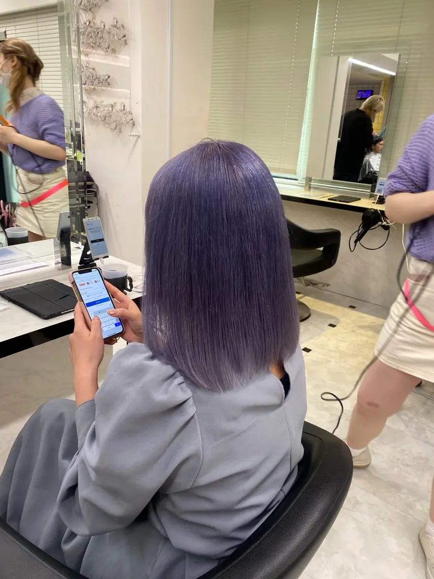 カラー ヘアカラー ♥️韓国風透明感 暖色misa♥️のヘアスタイル