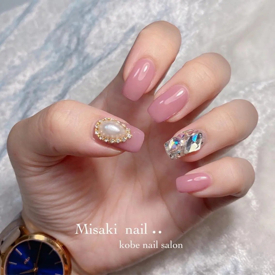 ネイル 韓国ネイル ワンホンネイル ハンドネイル nailsalon miinailsのネイルデザイン