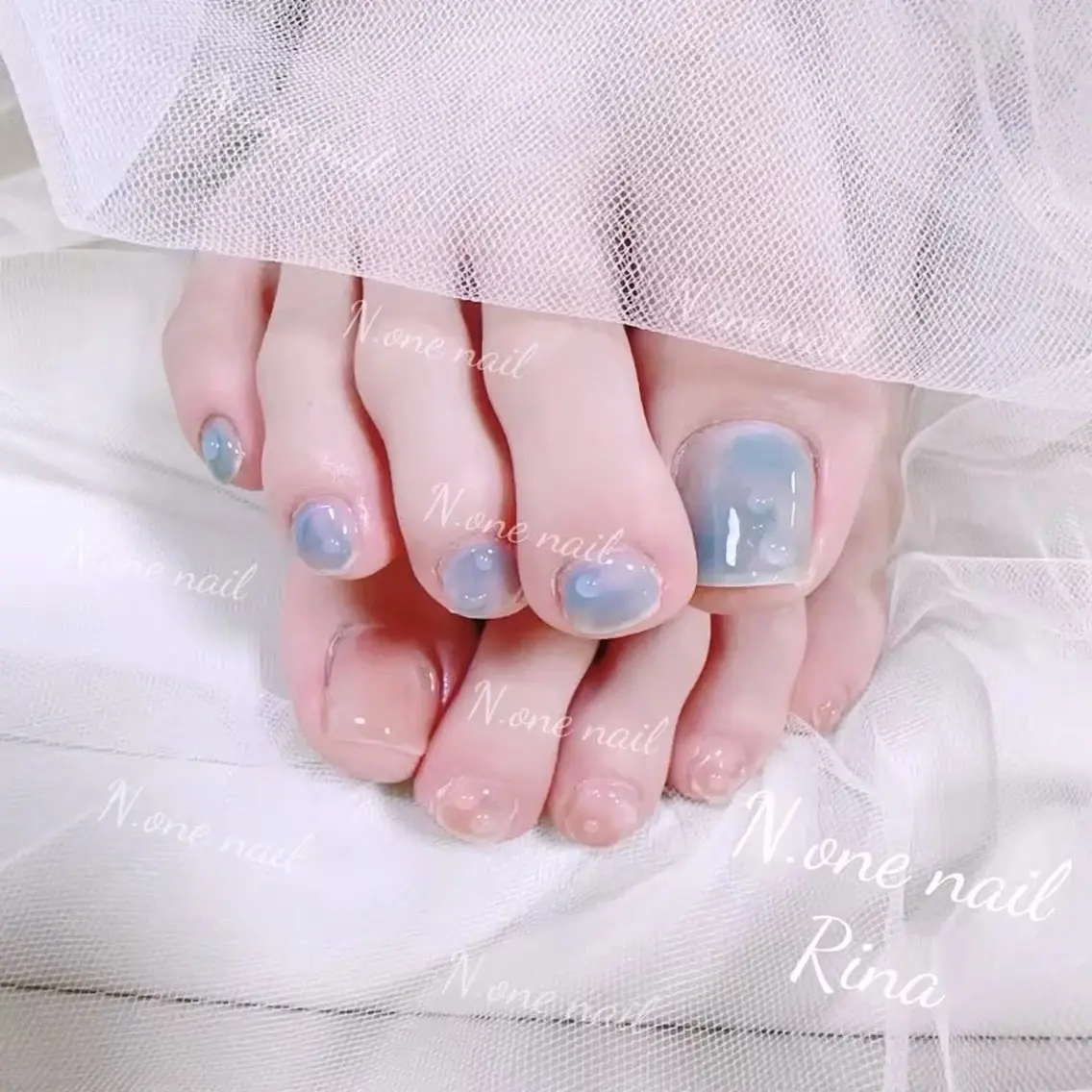 ネイル 長いだし/スカルプ/ パラシェルN.oneのネイルデザイン