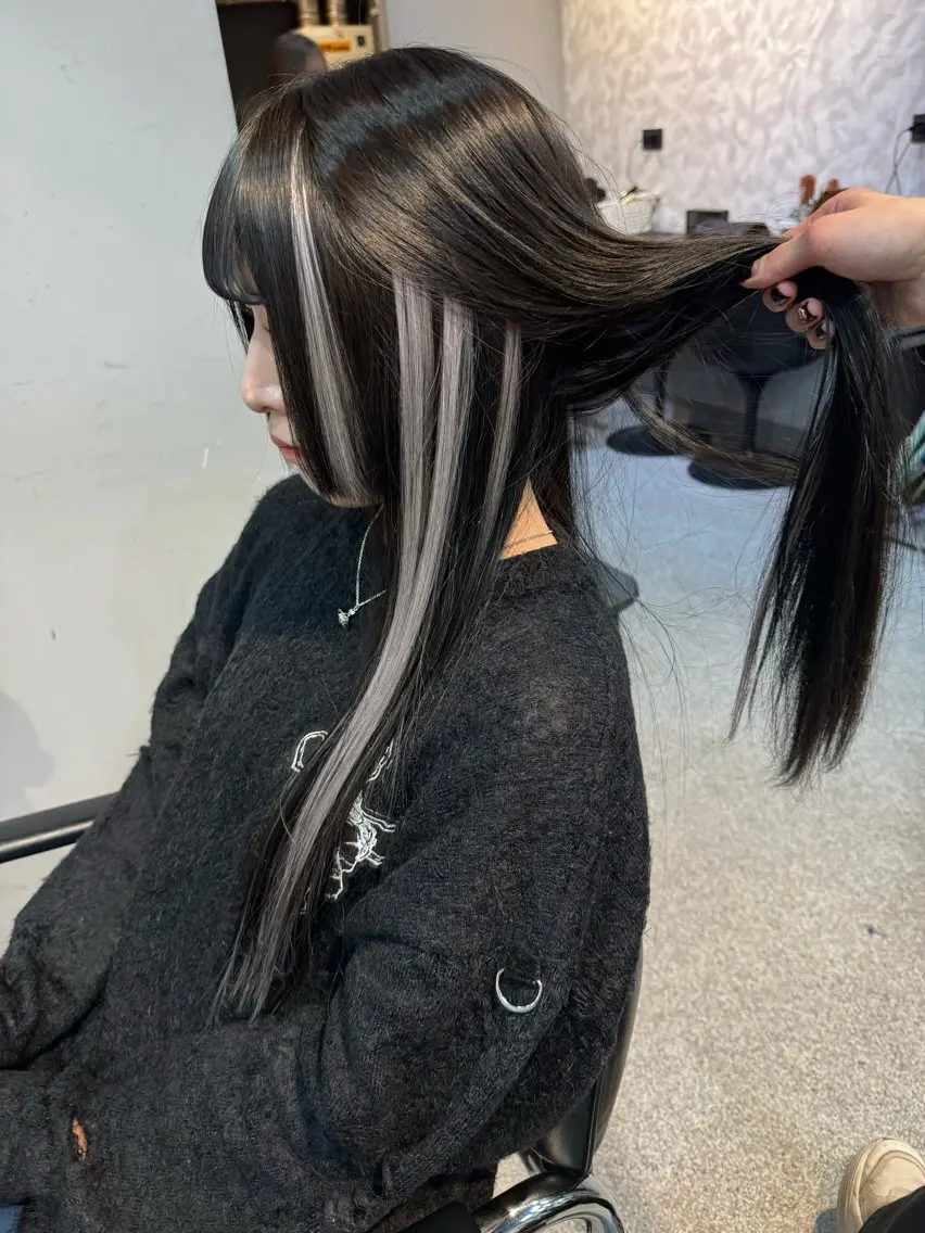 ロング エクステ ボブカット艶髪 矯正濱川響太のヘアスタイル