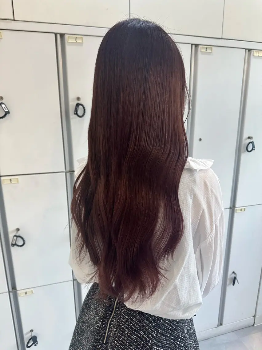 ロング カラー ヘアカラー トリートメント ICHIKA/暖色 カラー / Wカラーのヘアスタイル