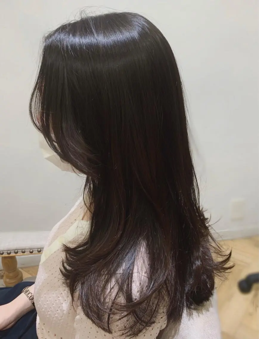 🦢メンテナンス🦢韓ヘア前髪カット+透明感N.カラー+oggiottoケアシャンプー(土日祝+500円)の写真
