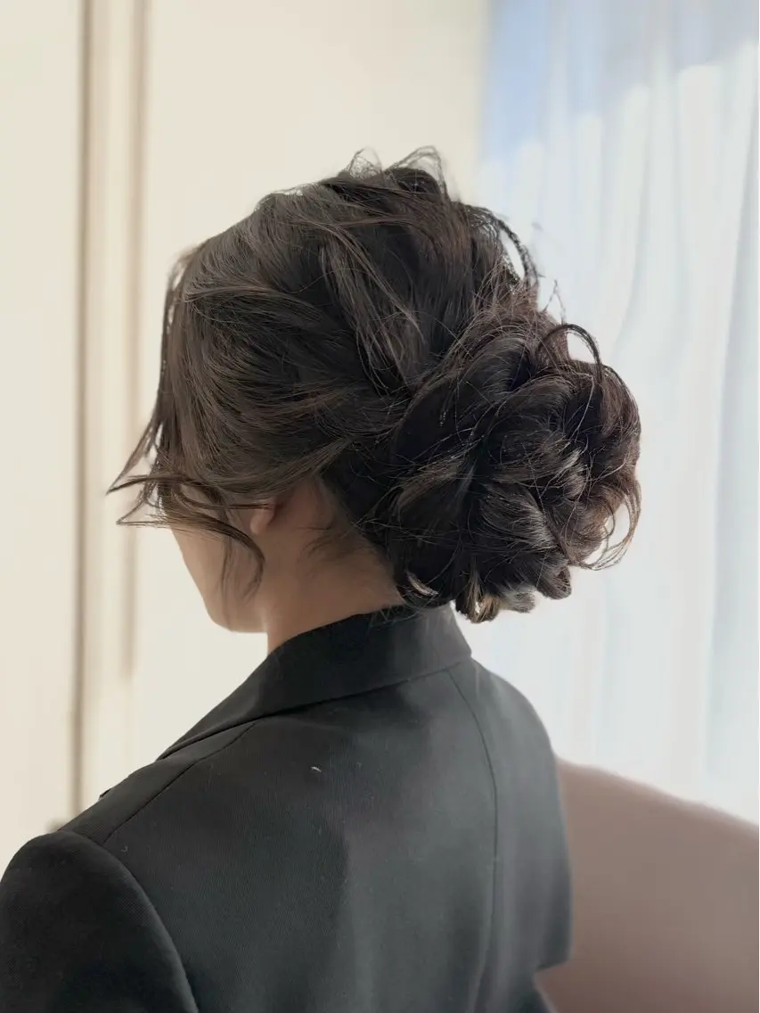 ヘアアレンジ デート ヘアセット ヘアメイク美容師 🦋サカモトレナ🦋のヘアスタイル
