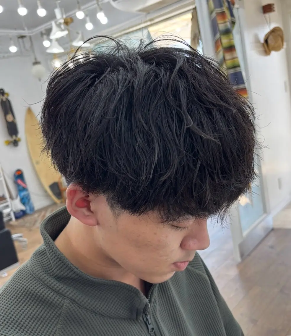 ショート パーマ メンズ カット メンズ特化サロン Ryomaのヘアスタイル