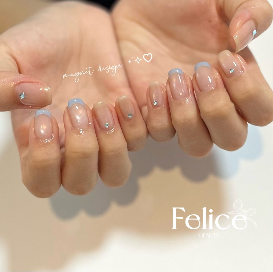 ネイル フレンチネイル ハンドネイル MIREI Felice大宮西口のネイルデザイン
