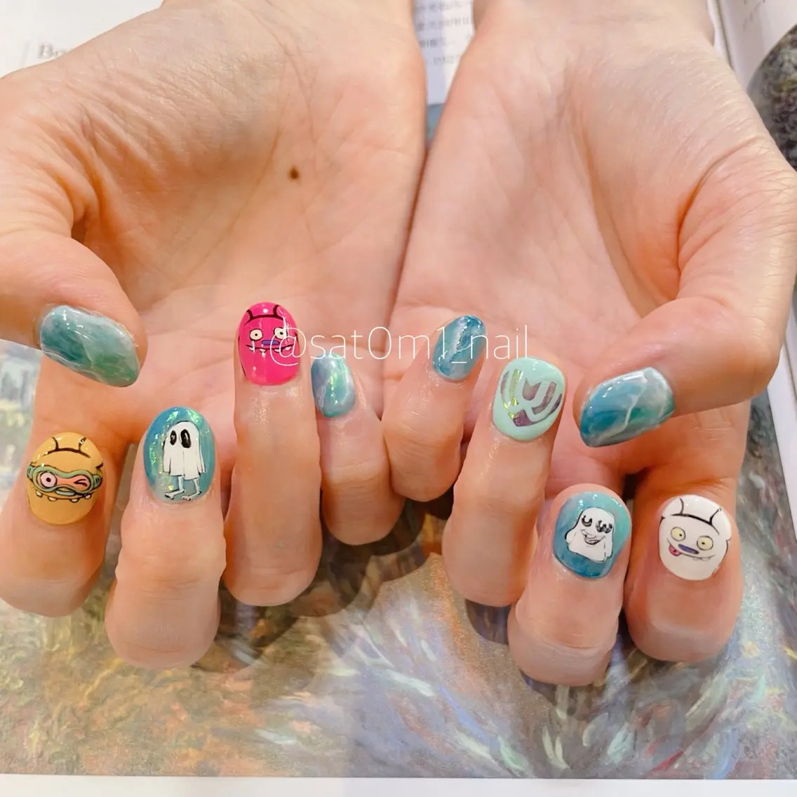 ネイル UVネイル ハンドネイル 自由が丘✳︎ nail söpöのネイルデザイン