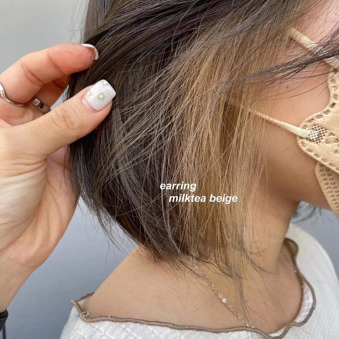 ミディアム カラー ヘアカラー トリートメント ヘッドスパ ヘアセット レイヤーカット 韓国ヘアayameのヘアスタイル