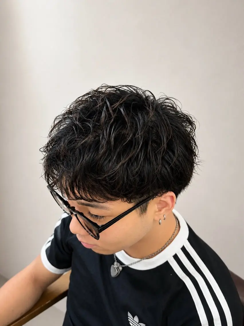 パーマ メンズ 【メンズ特化】 横浜美容師kuのヘアスタイル