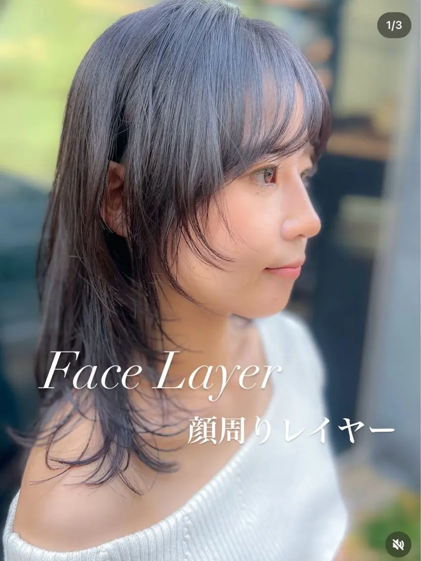 セミロング カット ヘアカラー トリートメント ヘッドスパ 顔周りレイヤー/ボブ 銀座✨中野まさひろのヘアスタイル