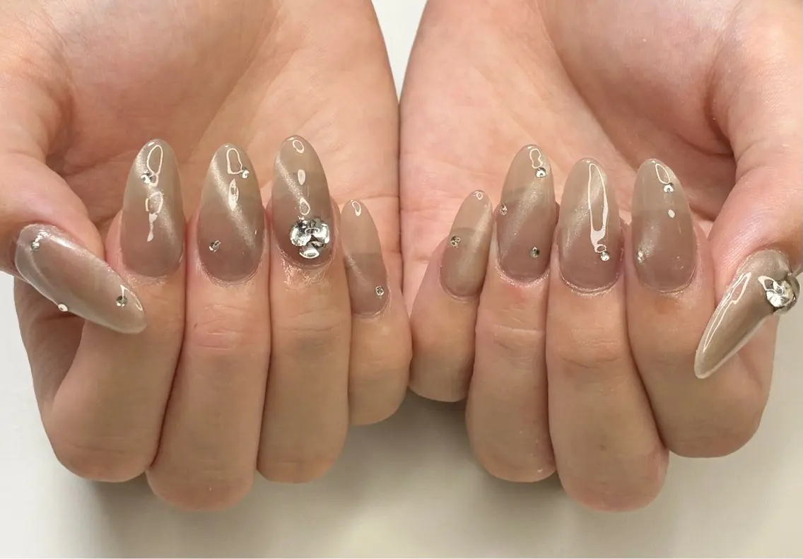 ネイル ハンドネイル nu.sheer honoのネイルデザイン