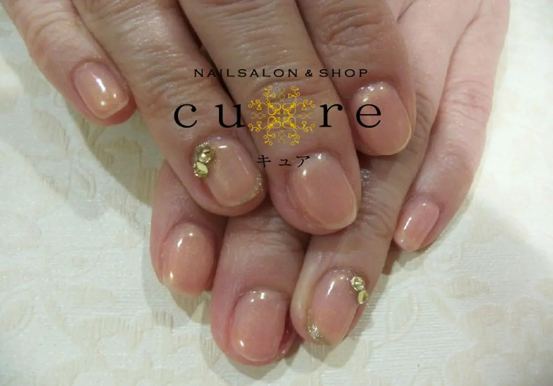 ショート ネイル ハンドネイル ネイルサロン Cureのネイルデザイン