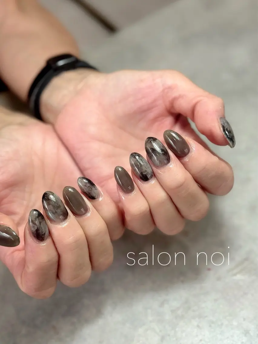 ネイル ニュアンスネイル ハンドネイル salon noiのネイルデザイン
