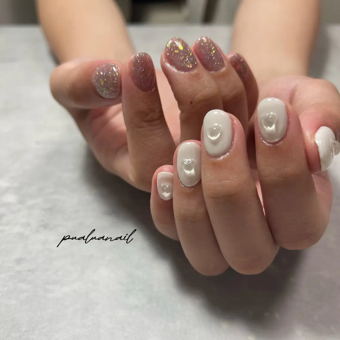 ネイル ハンドネイル pualua miharuのネイルデザイン