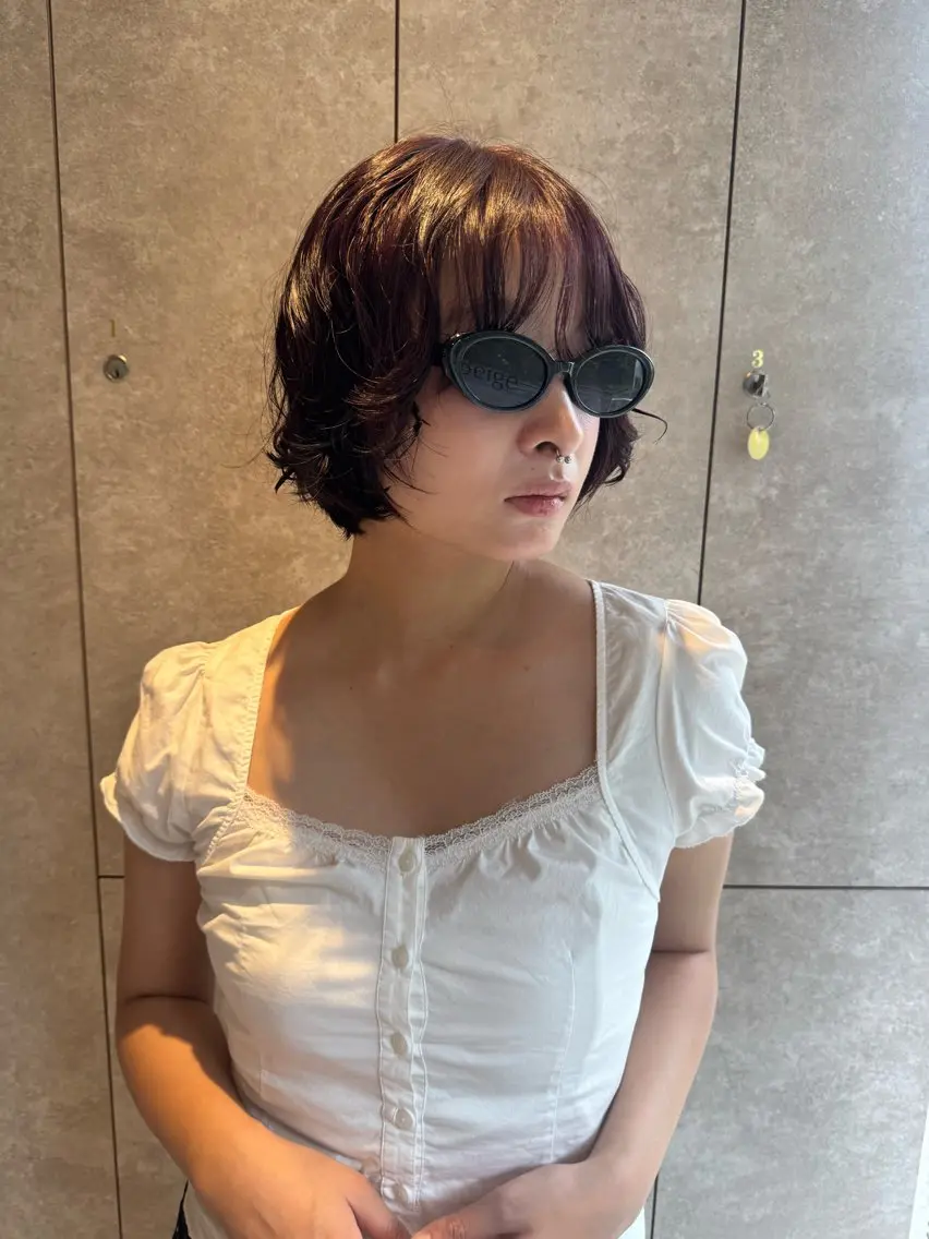 🤎cut + perm + Aujua4step treatment🤎の写真