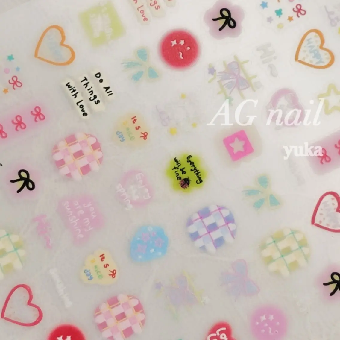 ネイル パステルネイル ハンドネイル AGnail 富永 /ちゅるん韓国ネイルのネイルデザイン