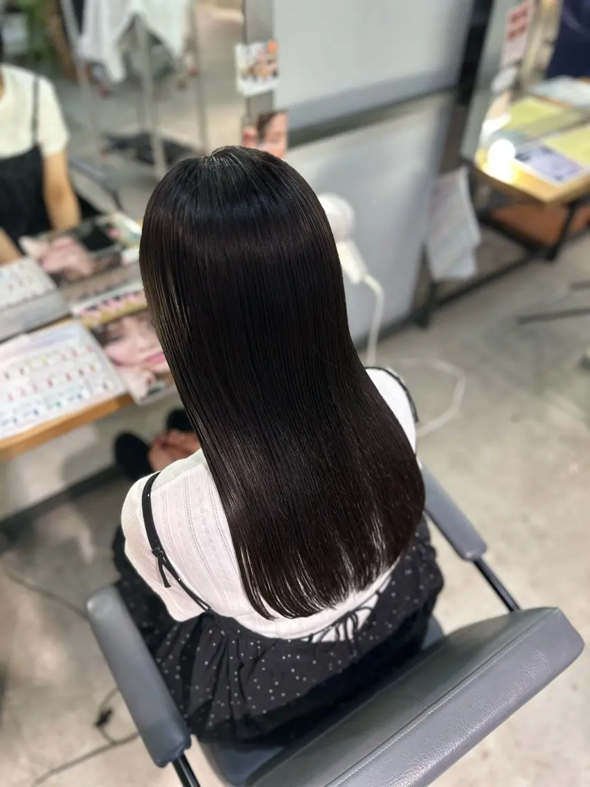 大人気✨髪質改善カラーカット✂️+トリートメントの写真