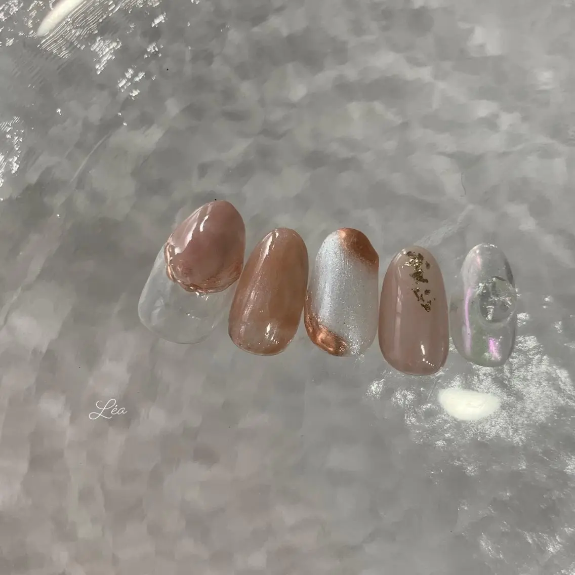 ネイル ジェルネイル パラジェル Léa nailのネイルデザイン