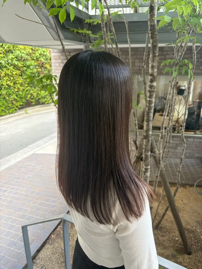 ロング 艶カラー✨レイヤー/ メンズカット田中佑季のヘアスタイル