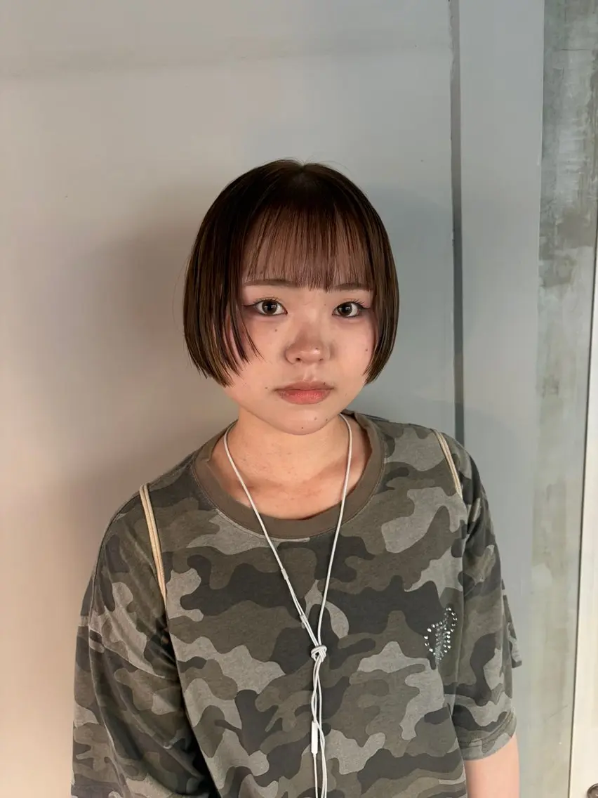ショート カラー ✨似合わせカット カラー✨ミユのヘアスタイル