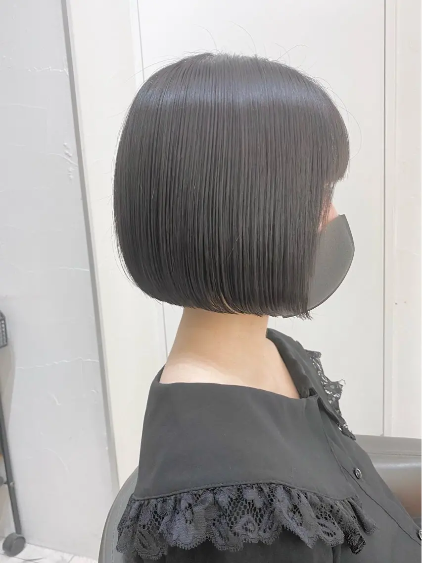ショート カラー ボブ カット トリートメント ボブ/レイヤー /植原健太のヘアスタイル
