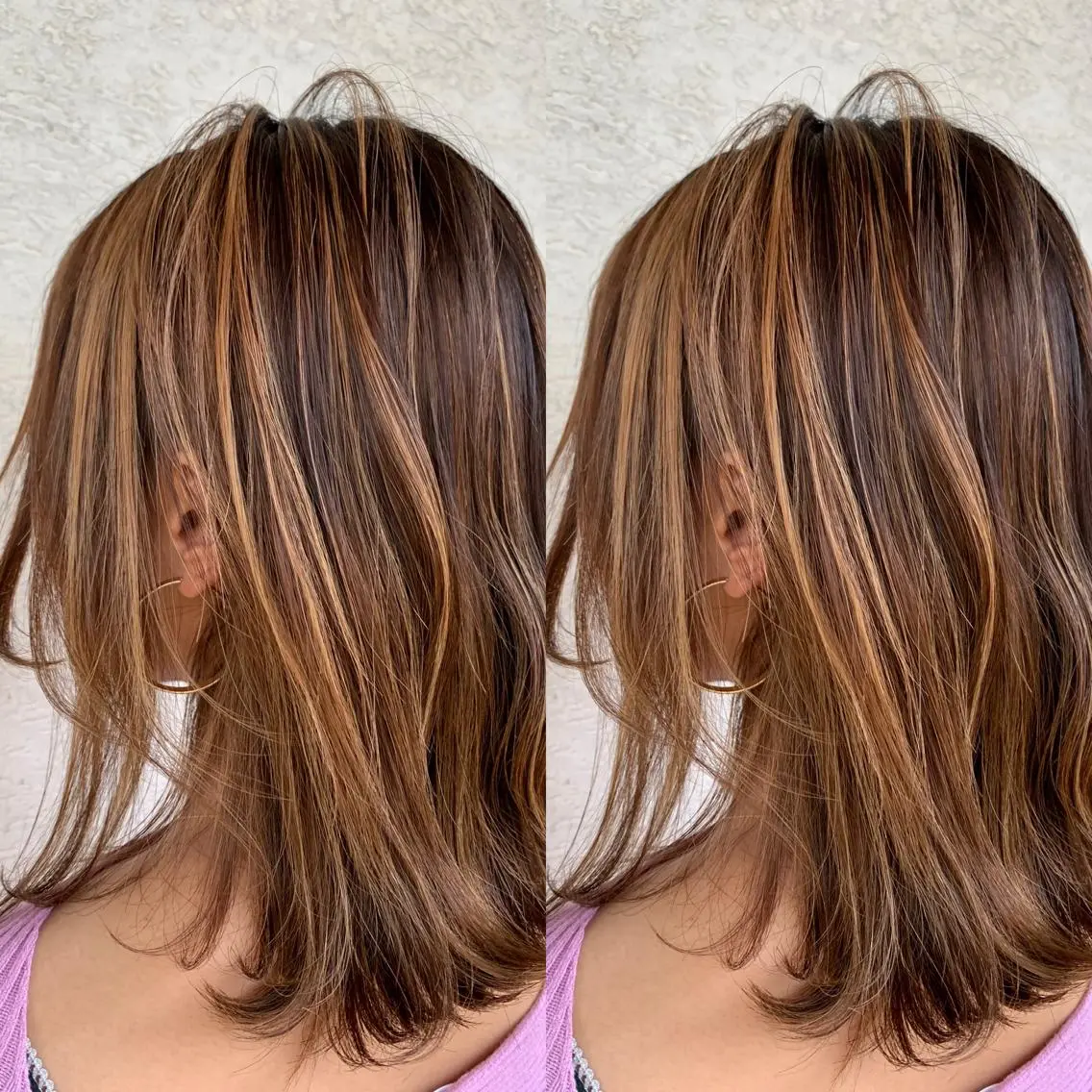 ミディアム カラー flocci🌙 フロクシのヘアスタイル