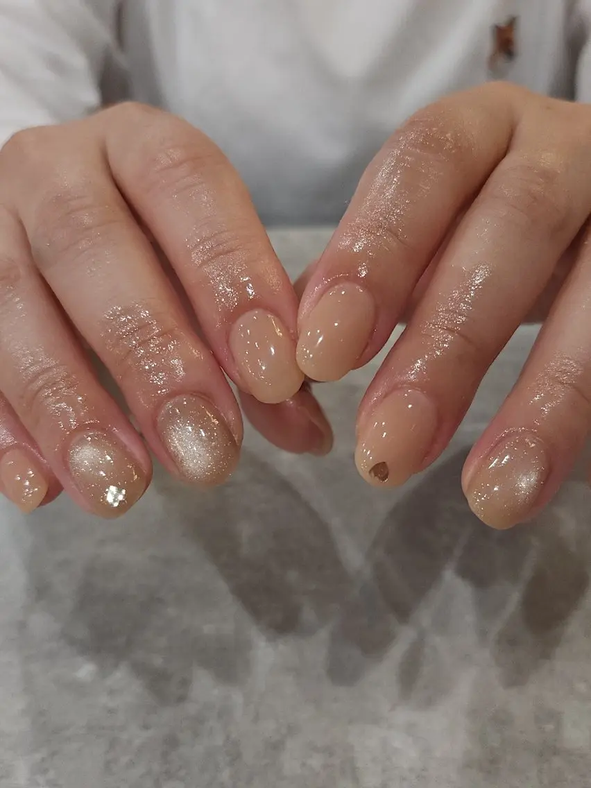ネイル マグネットネイル シンプルネイル ハンドネイル Rommy kahoのネイルデザイン