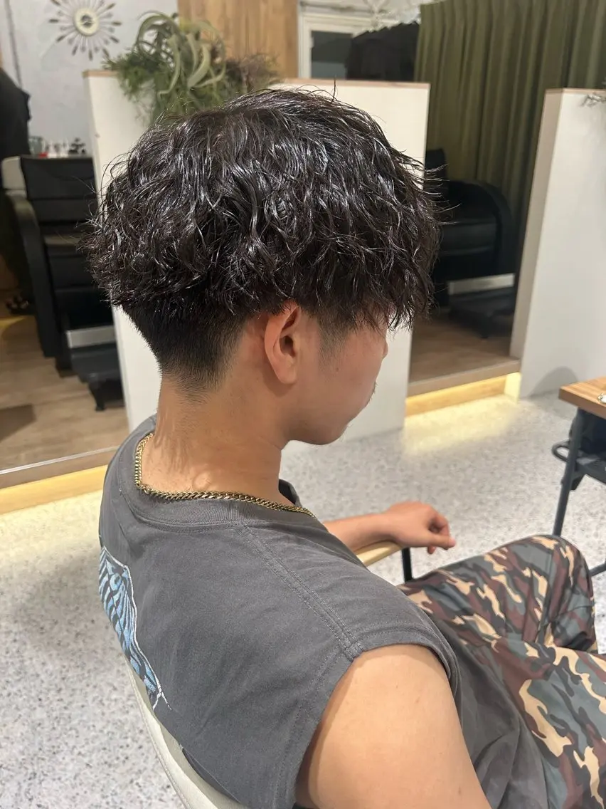 ショート メンズ カット パーマ hair&eye🎀 /momoKaのヘアスタイル