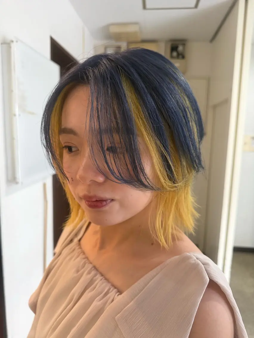 ショート カラー カット ヘアカラー レイヤーカット🫧 サーシャのヘアスタイル