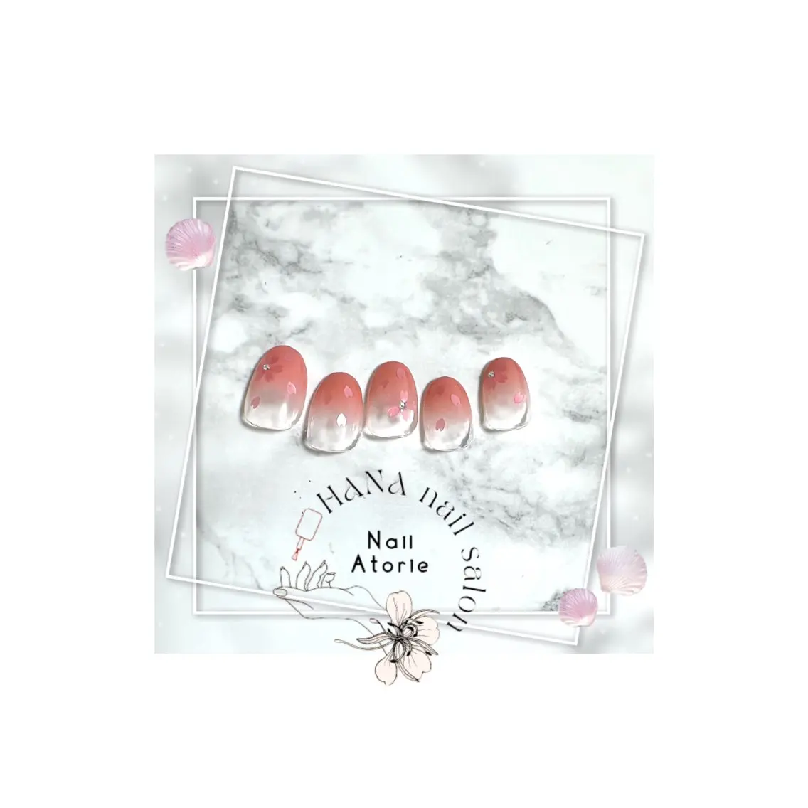ネイル オフィスネイル シンプルネイル ハンドネイル HaNA 　nail salonのネイルデザイン