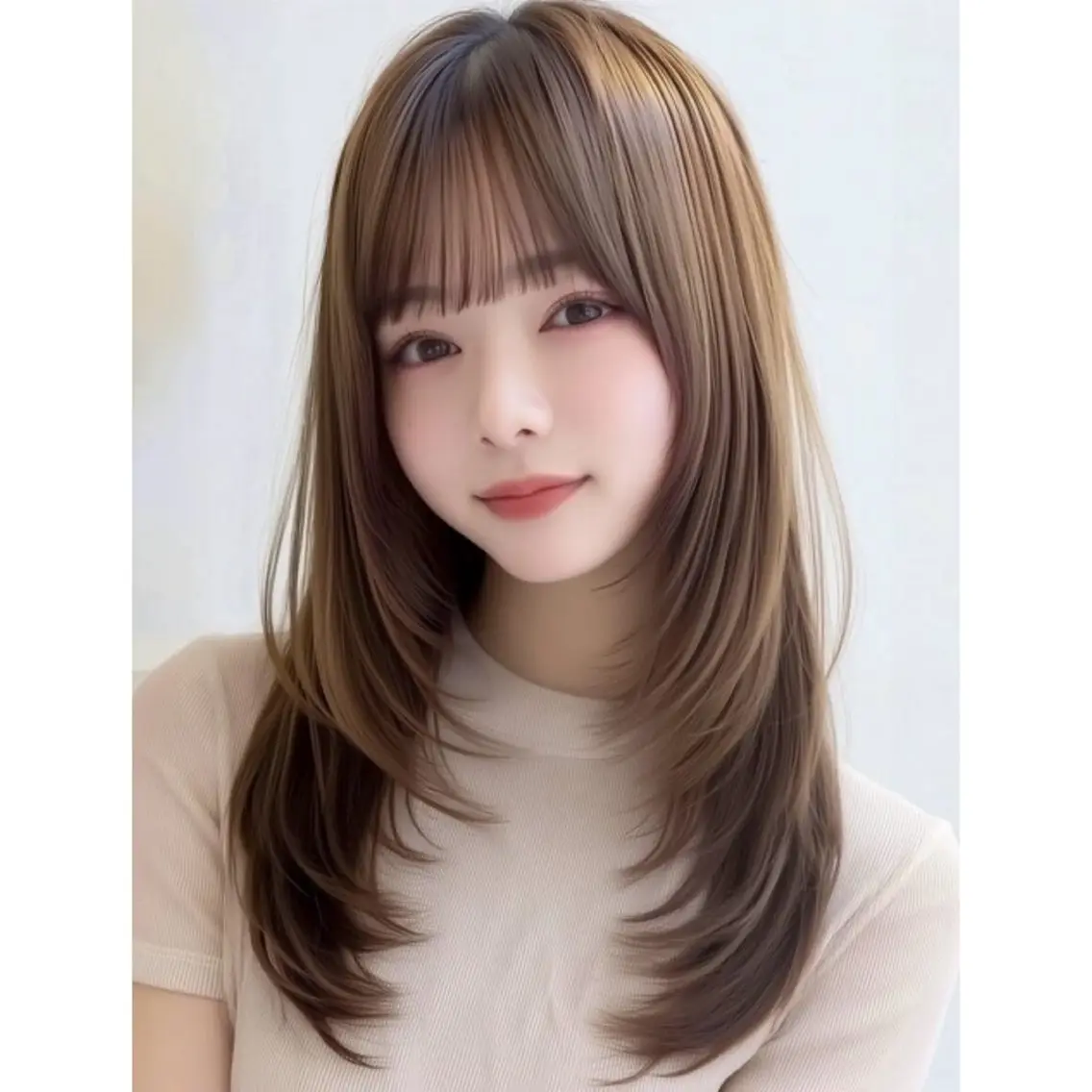 ロング ヘアカラー トリートメント Hina/ COCO /艶カラー・髪質改善のヘアスタイル