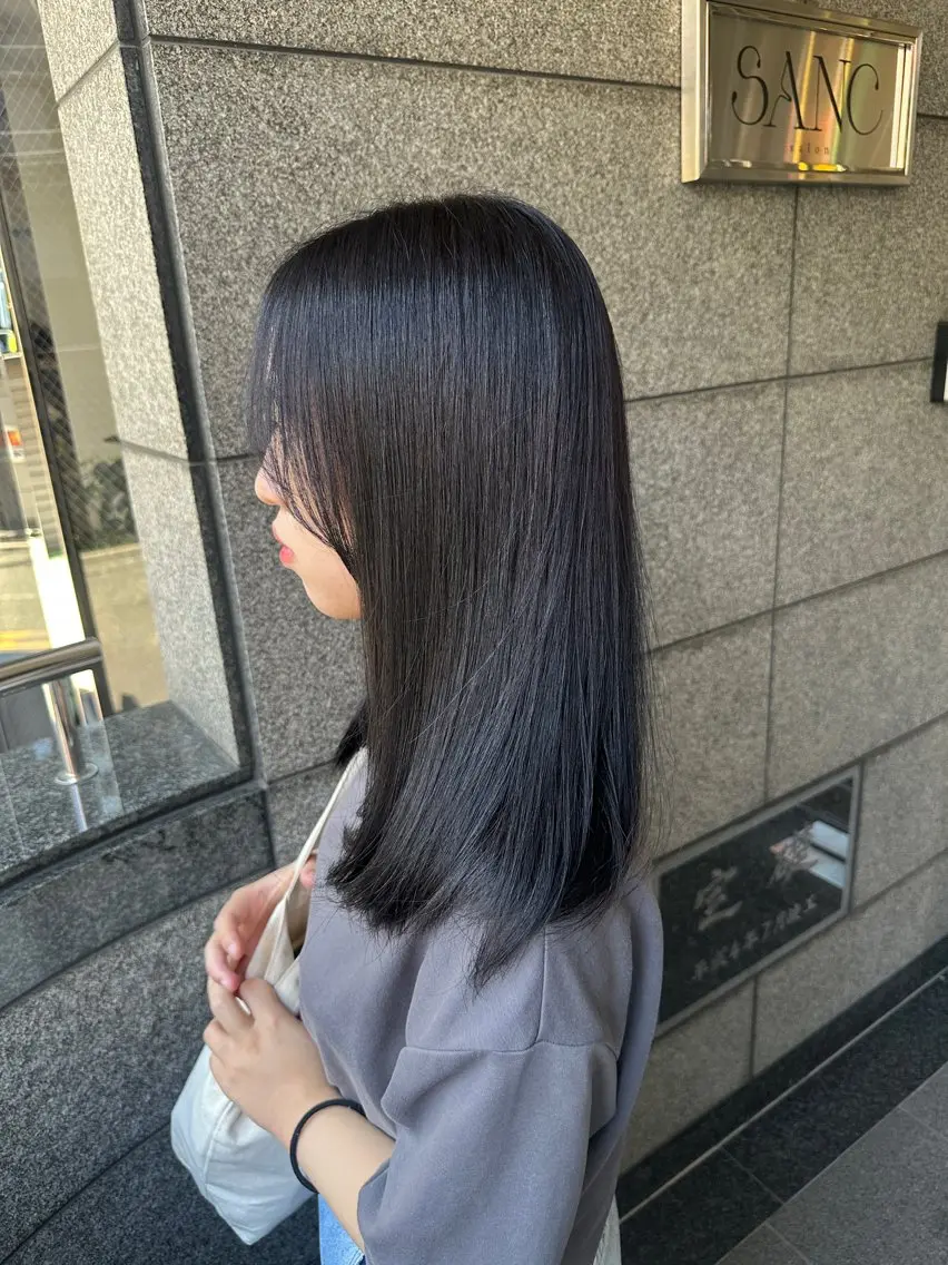 カラー カット ヘアカラー トリートメント 本町/新町/心斎橋 透明感カラーSANCのヘアスタイル