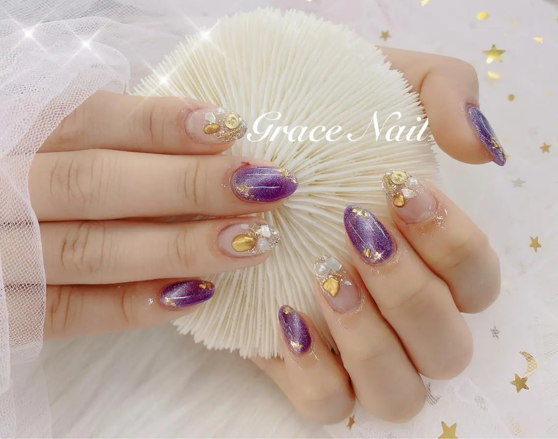 ネイル ハンドネイル ☆*｡Grace Nail｡*☆のネイルデザイン