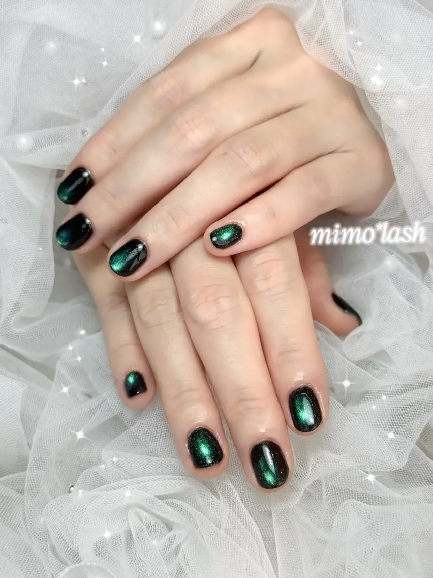 ネイル マグネットネイル ハンドネイル mimo*lash 🩰kanatsuのネイルデザイン