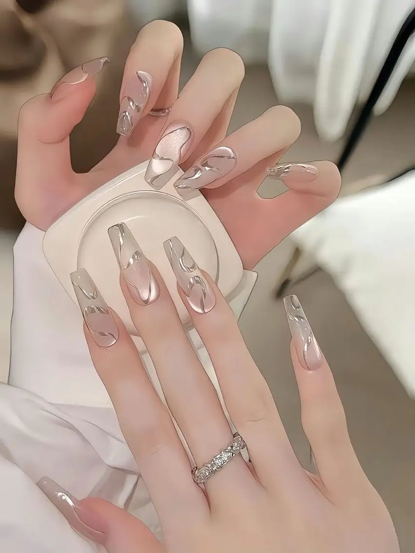 ネイル 韓国ネイル 持ち込み ネイルチップ ハンドネイル RINN ANA.CHUOのネイルデザイン