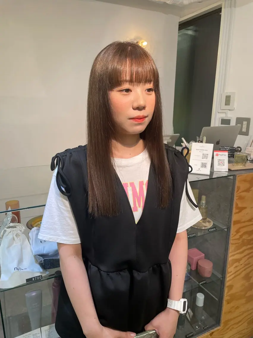 ロング カラー ベージュカラー Seeknext // Rukaのヘアスタイル
